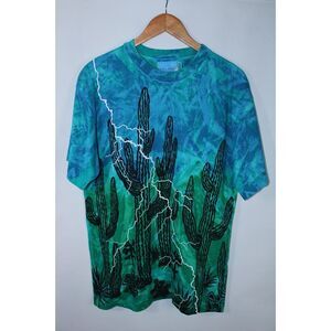 Local Color Art Clothes Men's Large Tie Dye Vintage Single Stitch T-Shirt